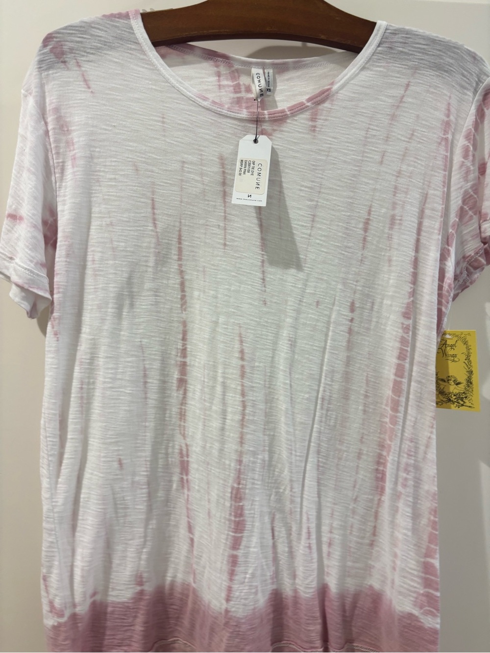 Pink Tie-Dye Short Sleeve Women’s Shirt